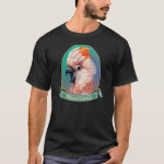 Moluccan Cockatoo Realistic Painting T-Shirt