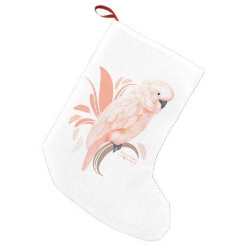 Moluccan Cockatoo Small Christmas Stocking