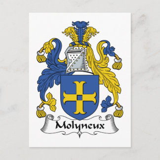 Molyneux Family Crest Postcard