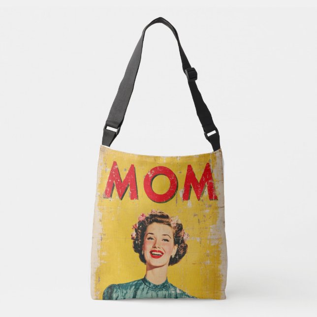 MOM (1) 1960s-Inspired Graphics Crossbody Bag (Front)