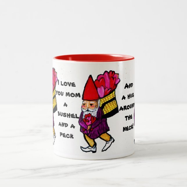 MOM A BUSHEL AND A PECK  mug (Center)