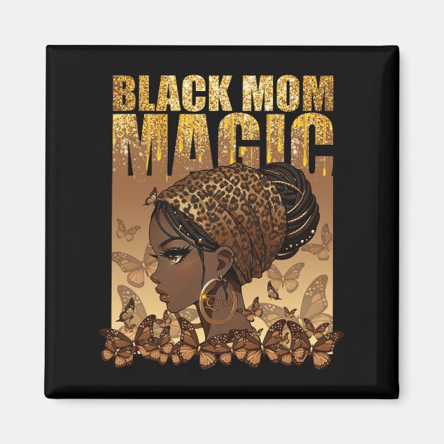 Mom African American Afro Women Mama Mothers Day 2 Magnet (Front)