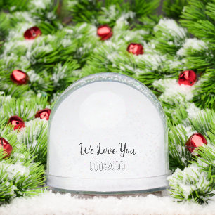 Mom Alphabet Tracing Mother's Day Gift Custom Snow Globe