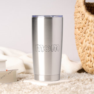 Mom Alphabet Tracing Mother's Day Gift Insulated Tumbler