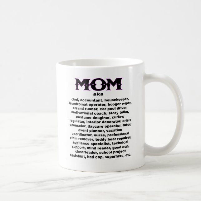 Mom, Also Known As... Coffee Mug (Right)