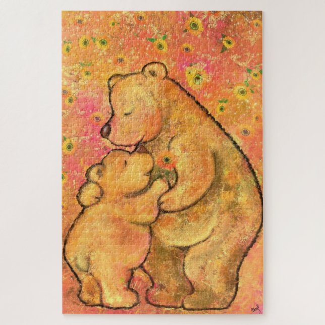Mom and Baby Bear - Mother's Day - Jigsaw Puzzle (Vertical)