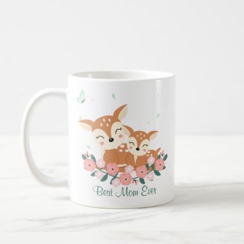 Mom And Baby Deer Mothers Day Coffee Mug by HolidayBug at Zazzle