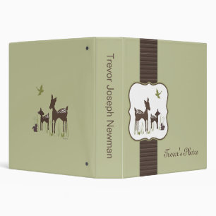 Mom and Baby Deer Photo Album Binder