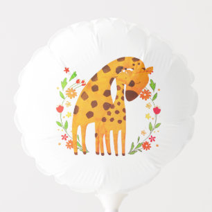 Mom and Baby Giraffe Balloon