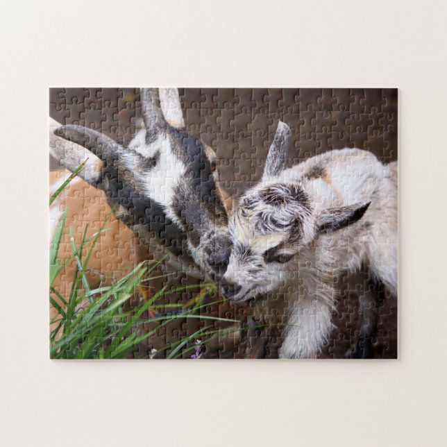 Mom and Baby Goat Jigsaw Puzzle (Horizontal)