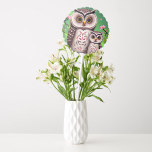 Mom and Baby Owl Balloon