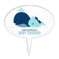 Mom and Baby Whale Baby Shower