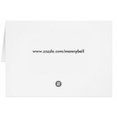 Mom and Child Card (Back Horizontal)