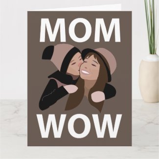 Mom and Child Mom Greeting 
