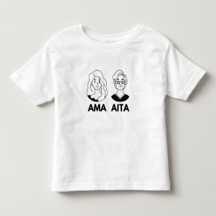 Mom and Dad in Basque - Ama eta Aita Toddler T-shirt