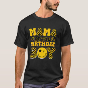 Mom And Dad Mama Birthday Boy One Happy Dude Famil T-Shirt