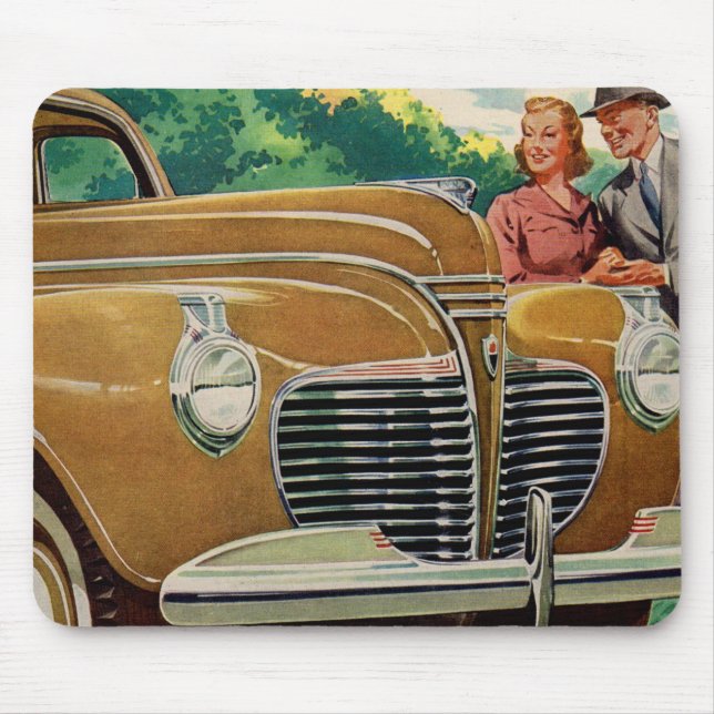Mom and Dad’s BIG golden 1941 Plymouth Mouse Pad (Front)
