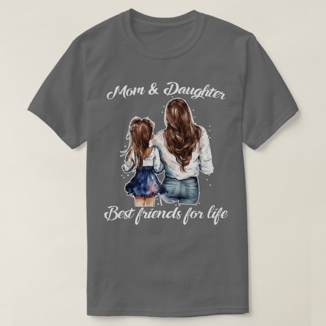 Mom and daughter 7 T-Shirt (Design Front)