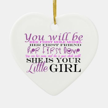 Mom And Daughter: Love Ceramic Ornament by Bahahahas at Zazzle