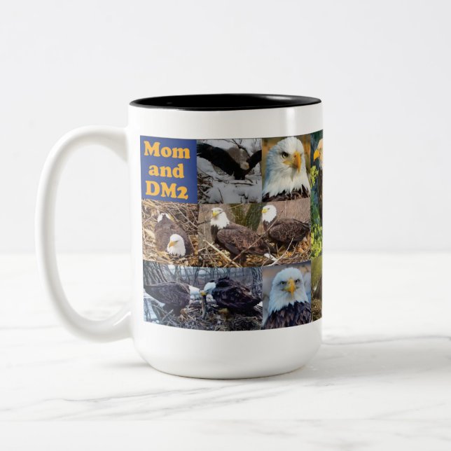 Mom and DM2 Two-Tone Coffee Mug (Left)