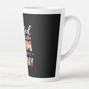Mom And Granny Floral Birthday Latte Mug
