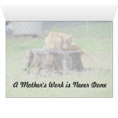 Mom and Kitten Appreciation Card (Inside Horizontal (Bottom))