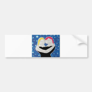Mom and Me-bumper sticker