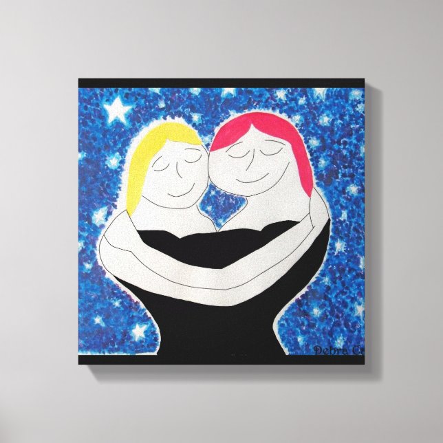 Mom and Me Canvas Print (Front)