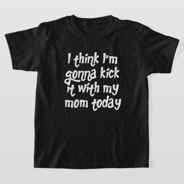 Mom and Me Funny Shirt (Laydown)