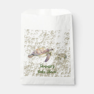 Mom and Me Sea Turtles Baby Shower Favor Bag