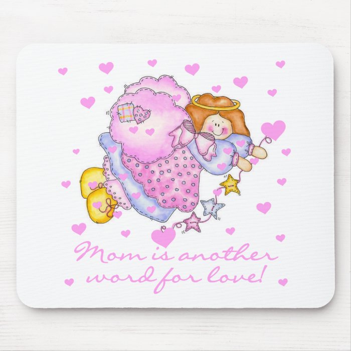 Mom Another Word For Love T shirts and Gifts Mousepads