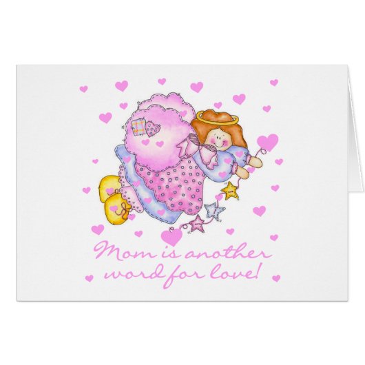 Mom Another World For Love Cards (Front Horizontal)