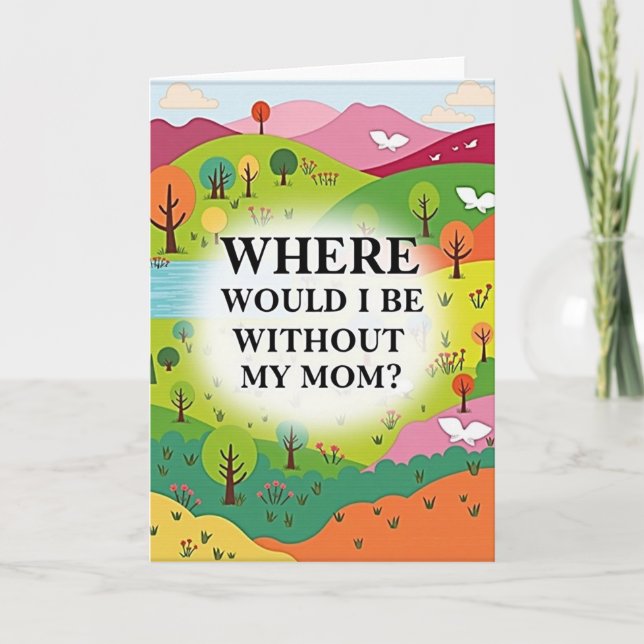 Mom Appreciation Art Card (Front)