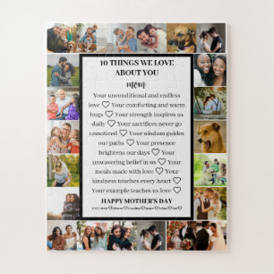 Mom appreciation   Mothers Day 22 Photo Collage Jigsaw Puzzle