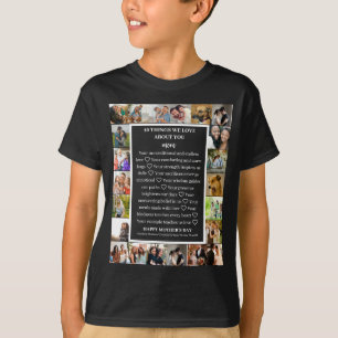 Mom appreciation   Mothers Day 22 Photo Collage T-Shirt