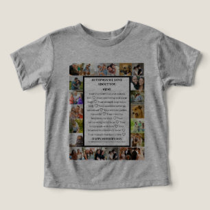 Mom appreciation   Mothers Day 22 Photo Collage Toddler T-shirt
