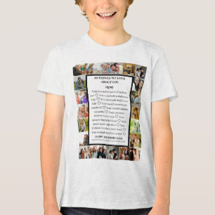 Mom appreciation   Mothers Day 22 Photo Collage Tri-Blend Shirt