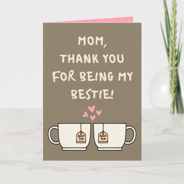 Mom Appreciation, Thank You Mom, Mother's Day Card (Front)