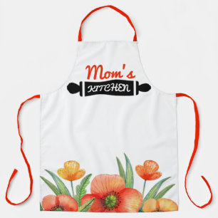 Mom Apron, World's Best Mom Baker Chef Mom Kitchen Apron