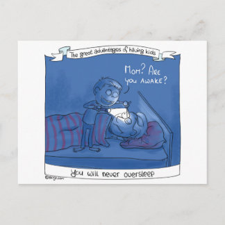 Mom, are you awake? Postcard