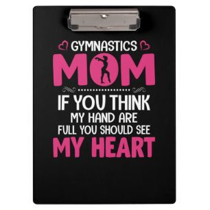 Mom Art Gymnastics Mom Clipboard