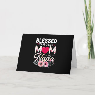 Mom Art Mom And Nana Holiday Card