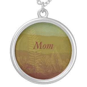 Mom, Autumn Landscape Necklace