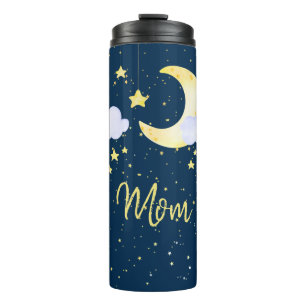 Mom Baby Boy Twinkle Twinkle Little Star-Themed Thermal Tumbler