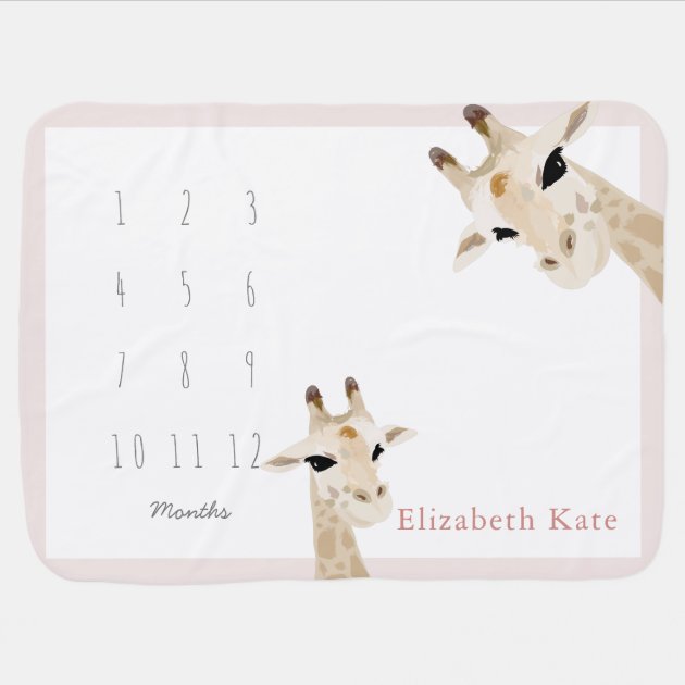 giraffe baby blanket