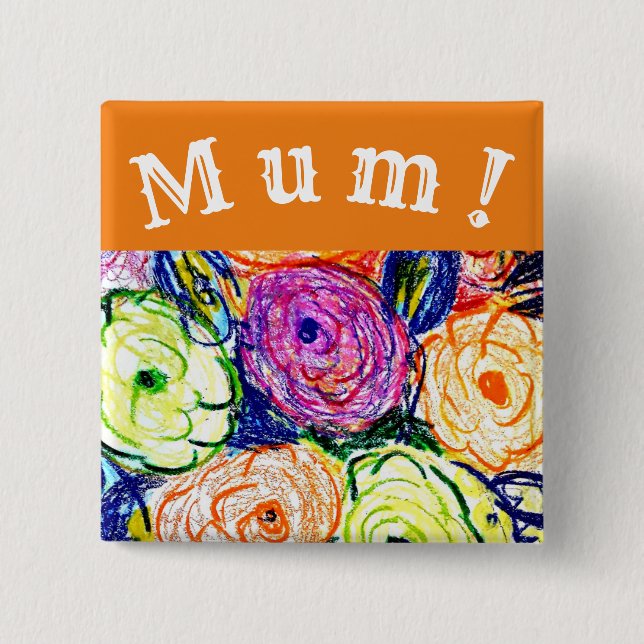 Mom! badge button (Front)