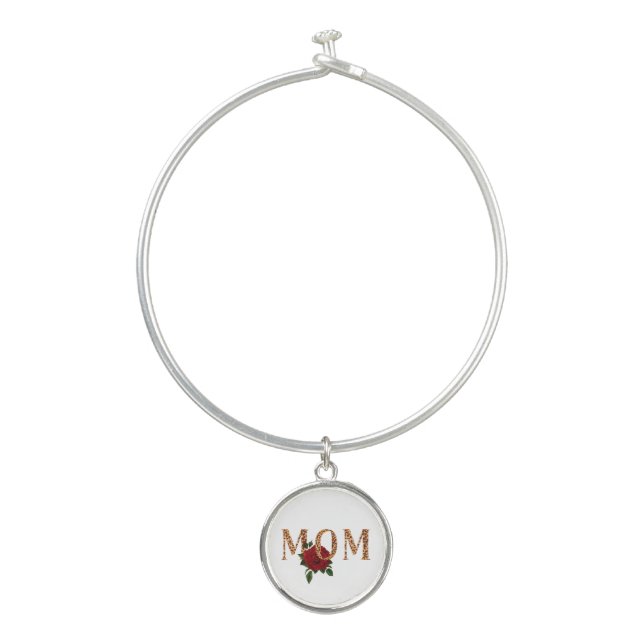 Mom  bangle bracelet (Front)