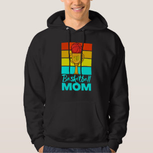 Mom Basketball Vip Basketball Mother Trophy Award Hoodie