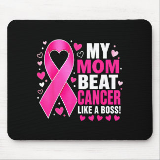 Mom Beat Breast Cancer Like A Boss Fighter Mouse Pad