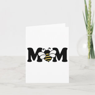 Mom Bee Cute Beekeeping 1st Birthday Matching Fami Card